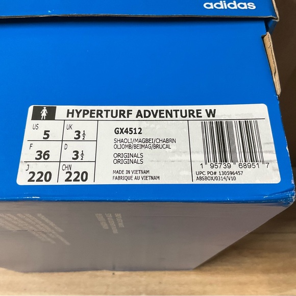 New! Women’s Adidas Hyperturf Adventure W 5 Green Orange Sneakers Hikers Hiking - Picture 12 of 12